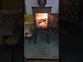 MY VERY FIRST JOTUL 602 BURN. I LOVE THIS THING WOODSTOVE WOOD BURNING STOVE