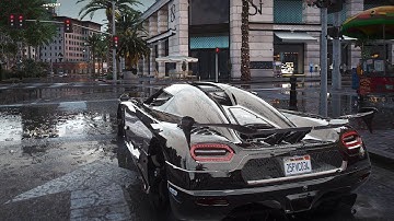 GTA 5 Enhanced Ray Tracing Rain Reflection | Realistic Next-Gen RTX 3080 4K 60FPS