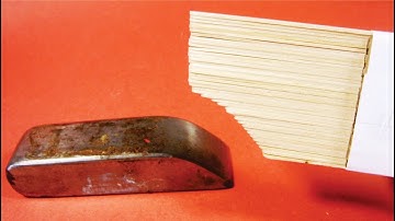 DIY Contour Gauge Made from COFFEE STIRRERS