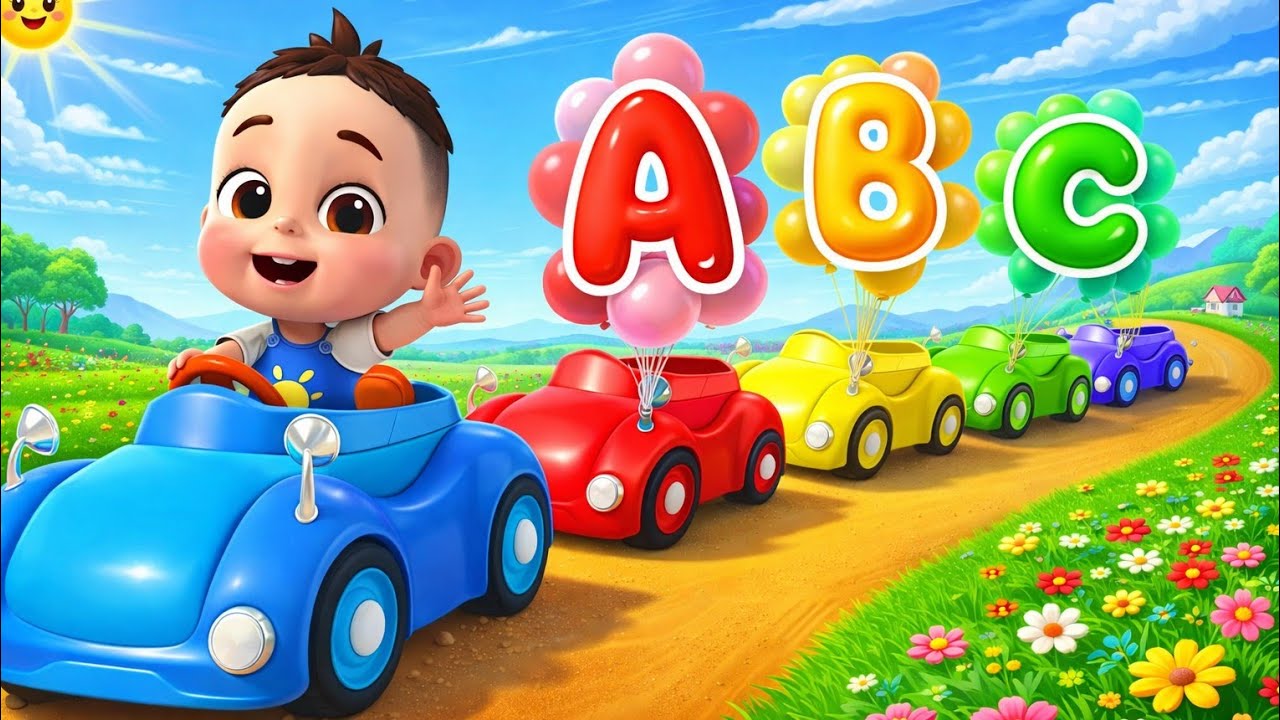 ABC song nursery rhymes | Fruit names for kids | Learning videos for toddlers | Phonics sounds poem