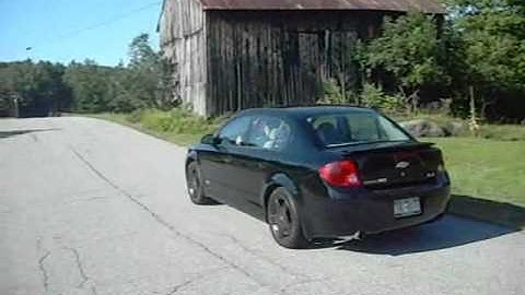 Chevy Cobalt 2.4L with Tsudo N1 catback exhaust and Injen Short Ram Intake