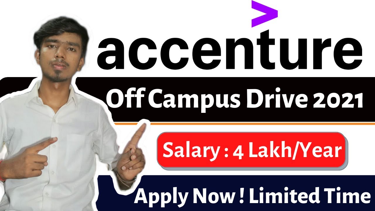 Accenture Job Apply | Accenture Off Campus Drive 2021 | Accenture Job ...