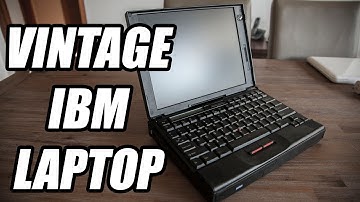 Vintage Windows 98 IBM Thinkpad 760XD review