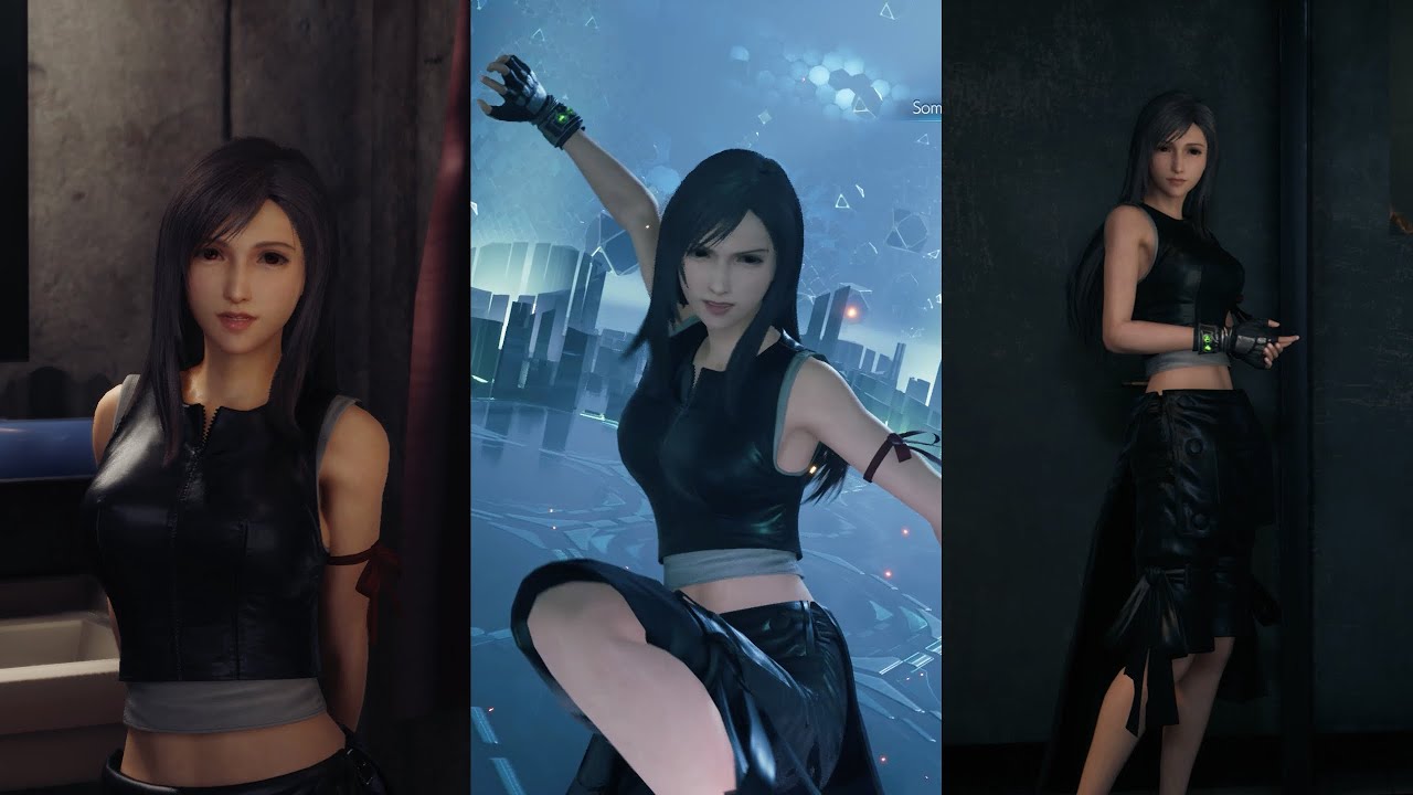 Tifa in her AC outfit mod, by Amiibolad : r/FFVIIRemake