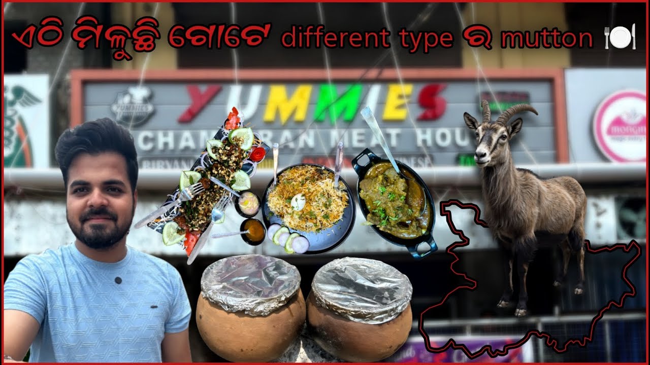 ଏଠି ମିଳୁଛି ଗୋଟେ different type ର mutton 🍽️ | Dev Panda | Indian food