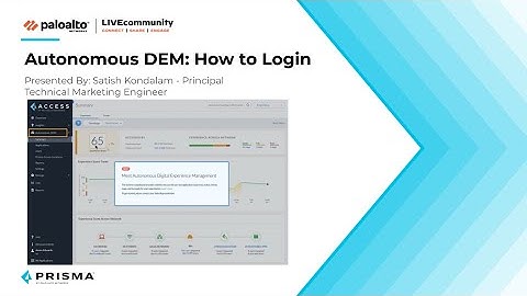 Autonomous DEM: How to Login