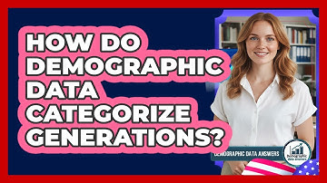How do demographic data categorize generations?