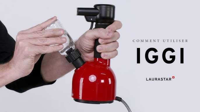 LAURASTAR IGGI Hygienic Compact Handheld Garment Steamer Swiss Design White  E519