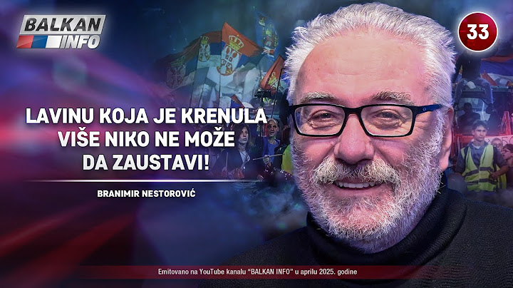 INTERVJU: Branimir Nestorović – Lavinu koja je krenula više niko ne može da zaustavi! (7.4.2025)