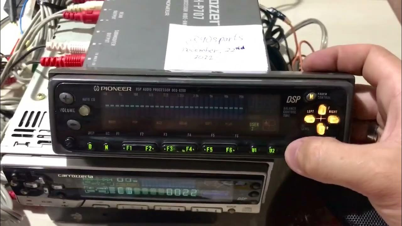 Pioneer DEQ9200 DSP demo test 90sparts YouTube
