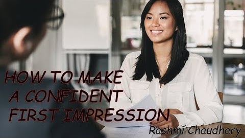 BODY LANGUAGE | HOW to make a first impression | PERSONALITY DEVELOPMENT BY RASHMI MA