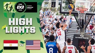 Egypt v USA | Men | Highlights | Crelan FIBA 3x3 World Cup 2022