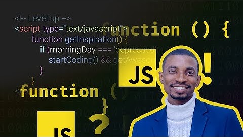 JavaScript Function Fundamental for Dummy 