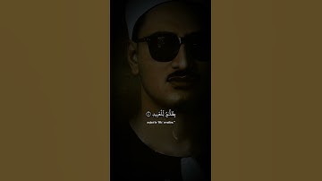 ذلك بما قدمت يداك وأن ٱللّه ليس بظلـٰم للعبيد | سورة الحج | محمد صديق المنشاوي