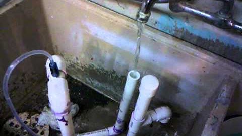 Diy pvc overflow change and test