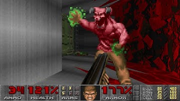 Doom Ichinichi (2023) MAP06: "The Host" UV Max Speedrun 3:08 100% Kills 100% Secrets