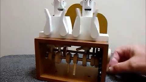 APPLAUSE - Wooden Automaton by BANOFALK of OTLEY