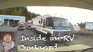 Inside An RV Junkyard For Parts