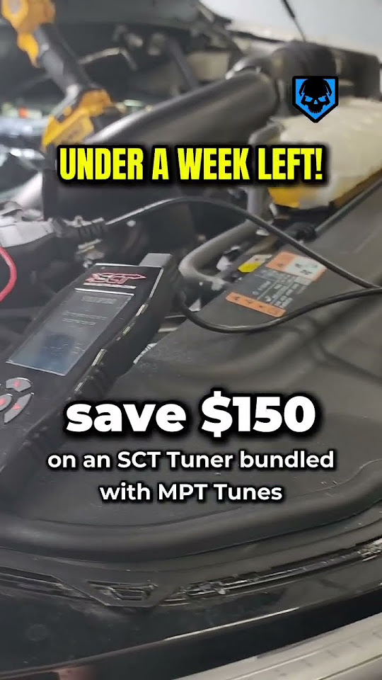 Sct sale save yourself 150 on an sct tuner bundled with mpt tunes or