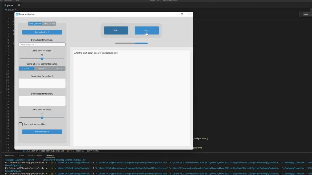Python modern GUI desktop application project with Customtkinter - YouTube