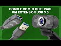 TESTANDO NOSSO EXTENSOR USB 3.0 | WebCam full HD, Live | WinCabos