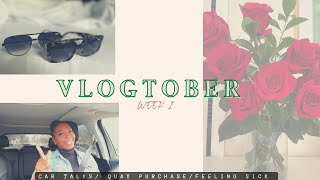 First Week of #VLOGTOBER in NYC| #QUAY Sunglasses review #roadto1k #msjones