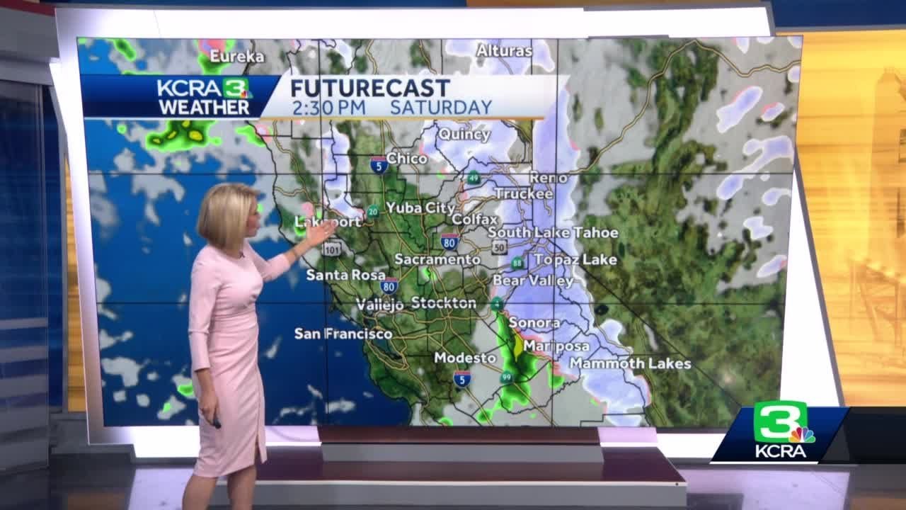 Sierra Snow and Rain In Northern California - YouTube