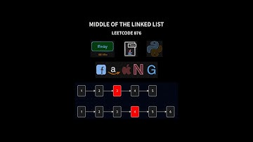 Middle of the linked list - Leetcode 876 | From 2 Pass to 1 Pass using 2 Pointers