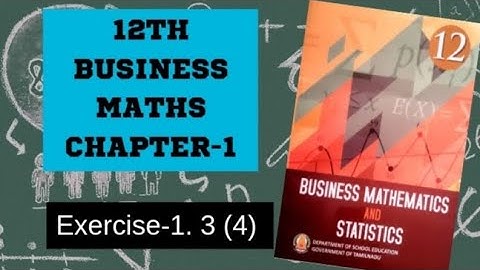 Applications of matrices and determinants 12th Business maths Chapter -1 Exercise-1.3 [4]