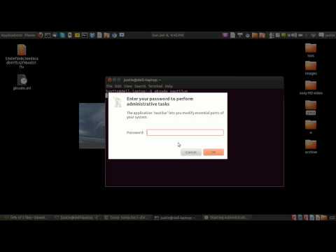 how to gain root permission on the desktop gui in ubuntu