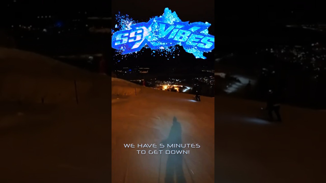 5 Minutes To Leave The Resort? ⛷️ SSX MODE ACTIVATED ❄️ #funny #ssx #skiing