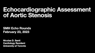 Echocardiographic Assessment of Aortic Stenosis screenshot 4