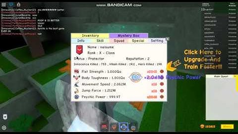 1 Quadrillion Psychic Power! ( Roblox Super Power Training Simulator)