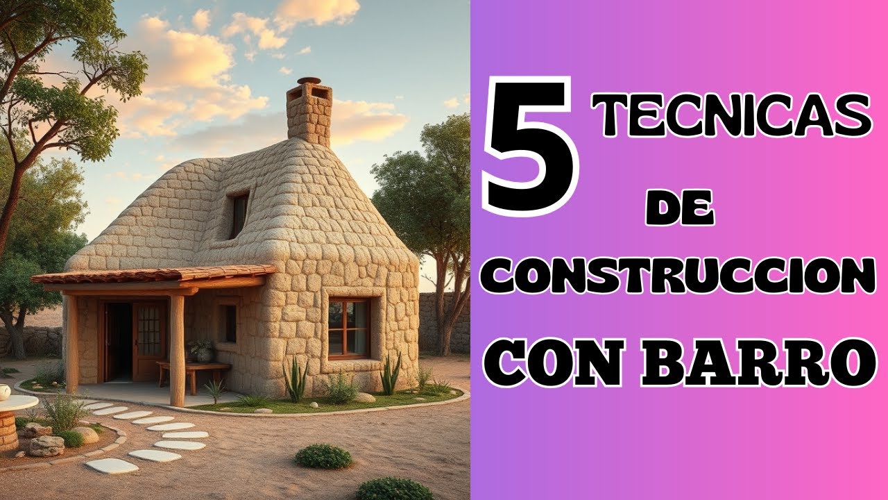 5 formas fáciles de construir con barro que debes conocer