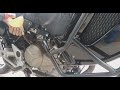 Mastorakos changing engine oil and filter on a honda varadero xlv 1000