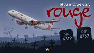 Air Canada Rouge A319 and B767 Economy - Las Vegas to Calgary to Toronto