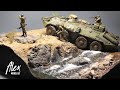 Постройка диорамы с БТР-70. Афганистан. Build an ultra-realistic diorama with BTR-70. Afghanistan.