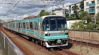 東京メトロ9000系急行 東急目黒線多摩川駅到着 Tokyo Metro 9000 series EMU