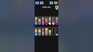 Water Color Sort Level 634 WalkThrough Solution Gameplay