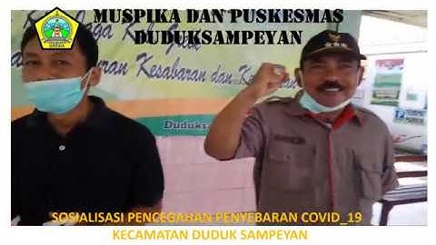 SOSIALISASI PENCEGAHAN PENYEBARAN COVID_19 DI KECAMATAN DUDUKSAMPEYAN