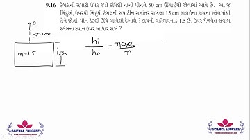 9.16 NCERT Solutions Chapter-9 STD-12 Ray Optics and Optical Instruments | PHYSICS GUJARATI MEDIUM