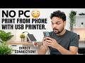 Use USB Printer with Phone 🔥 Easy Method