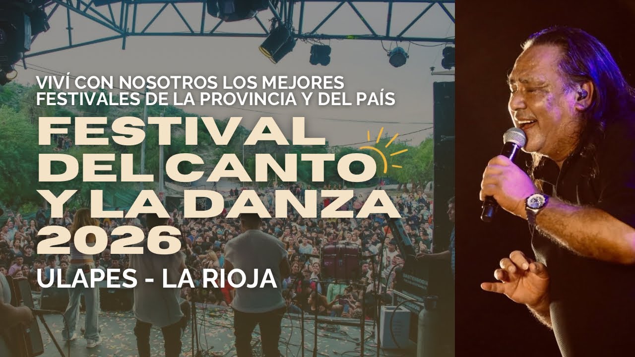 FESTIVAL DEL CANTO Y LA DANZA 2026: SERGIO GALLEGUILLO – LA BANDA AL ROJO VIVO – EL SÚPER DE HUGUITO