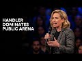 Handler's Dominant Public Performance: Hinchcliffe Outmaneuvered