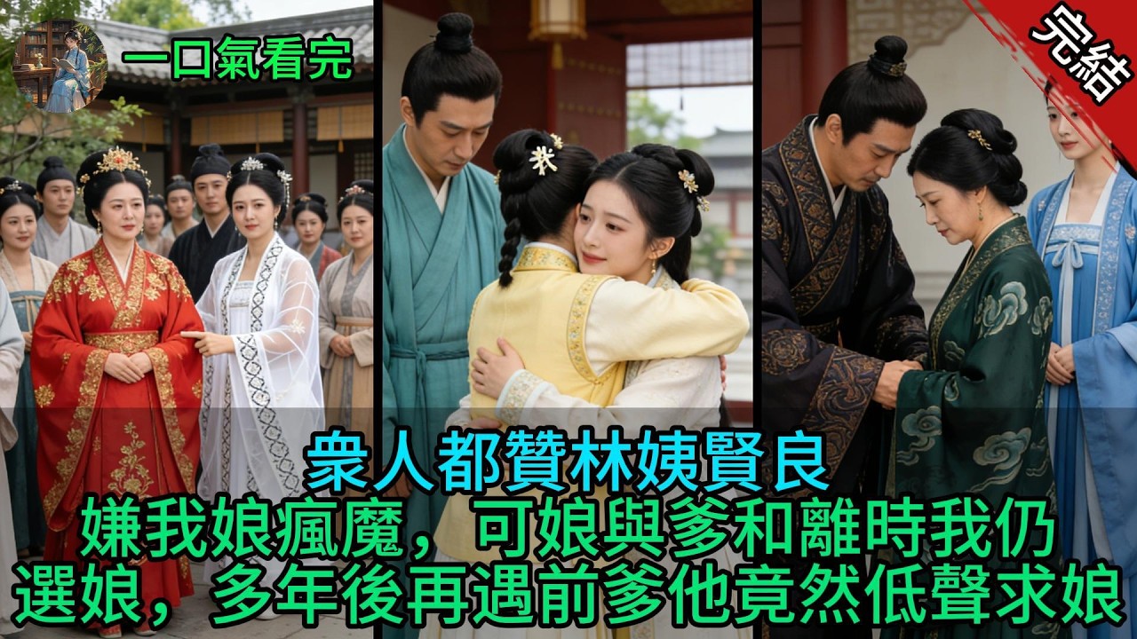 【原創小說已完結】衆人都贊林姨賢良，嫌我娘瘋魔，可娘與爹和離時我仍選娘，多年後再遇前爹他竟然低聲求娘