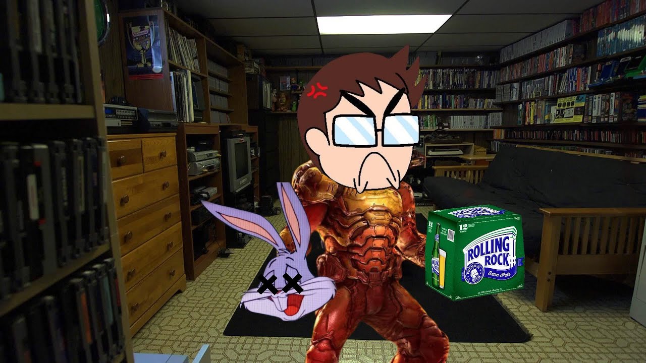 Avgn kicks bugs bunny's ass