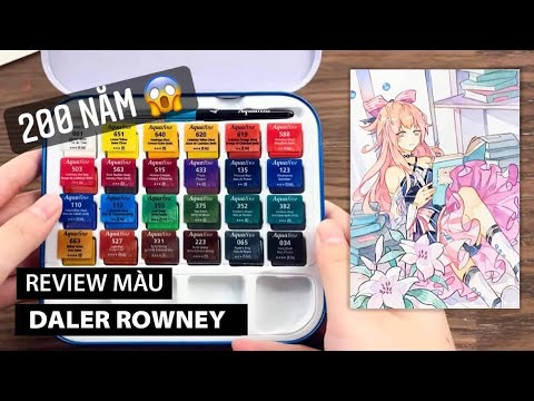 Màu Nước Tốt - Đập hộp màu nước Daler Rowney 200 năm lịch sử?