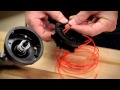 String Trimmer Head | How to install new trimmer line on a traditional bump head