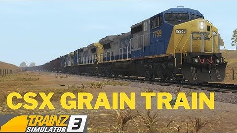 CSX Grain Train | Trainz Simulator 3