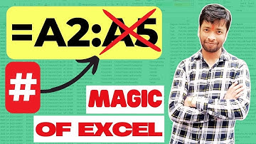 Advanced Excel Lecture (15/50) | Master Dynamic Excel Formulas with the Hash Sign!